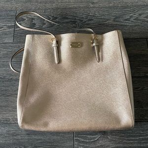 Gold Shimmery Michael Kors Bag with Matching Wallet